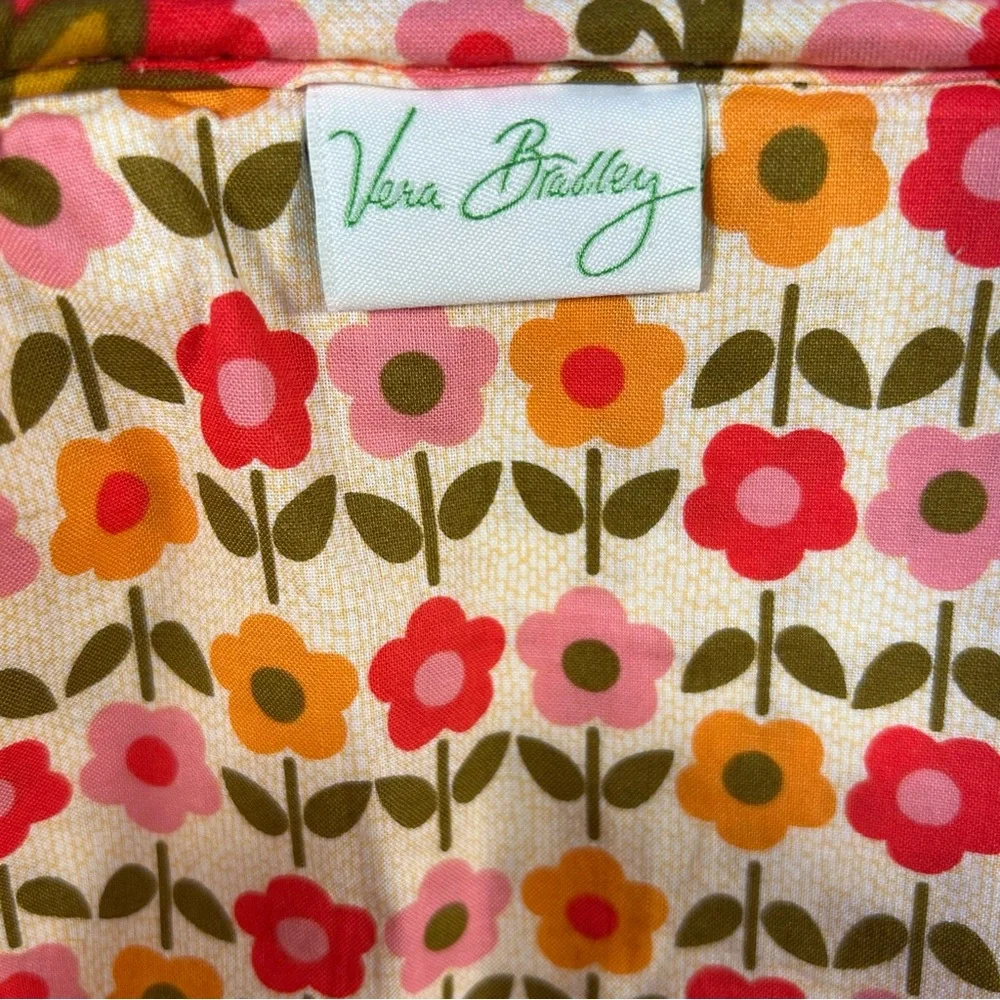Vera Bradley Floral Party Lap Top case, Lap Top Sleeve, coral, orange, pink